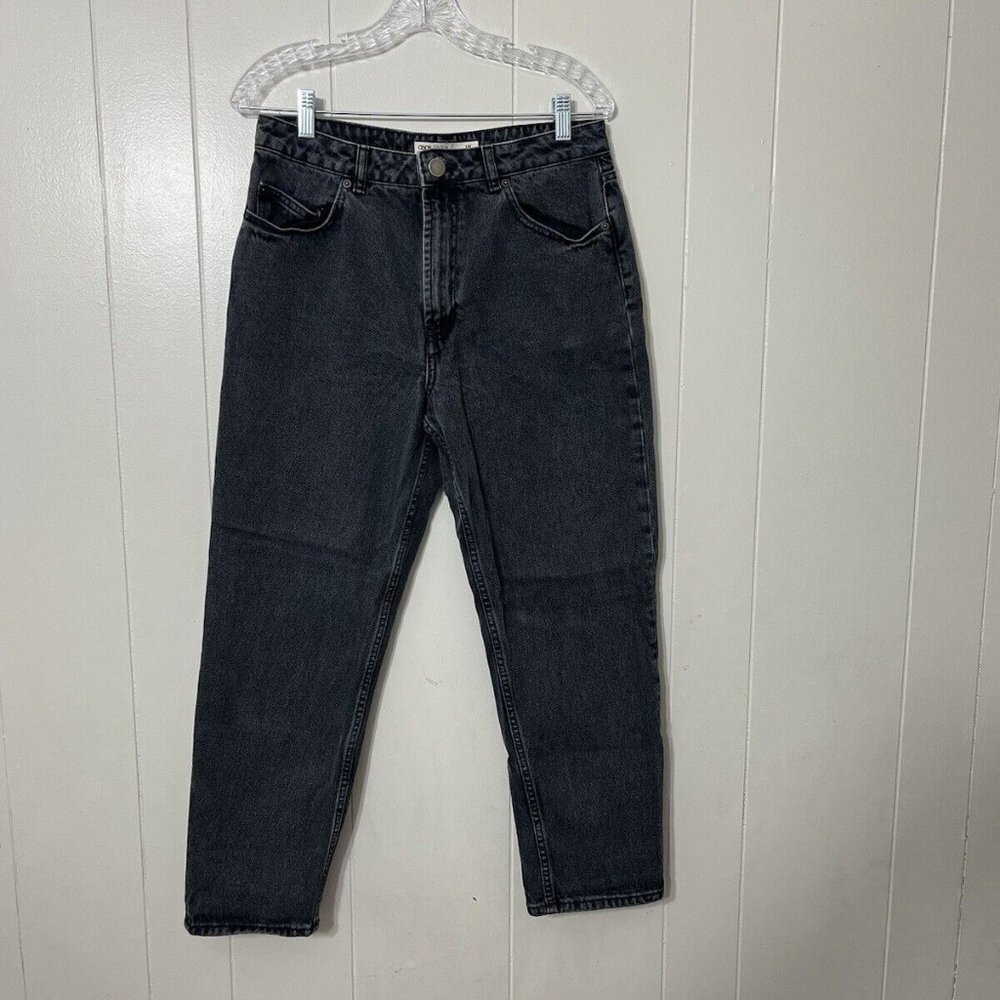 ASOS Straight Leg Jeans Black Women's Size 30 EUC